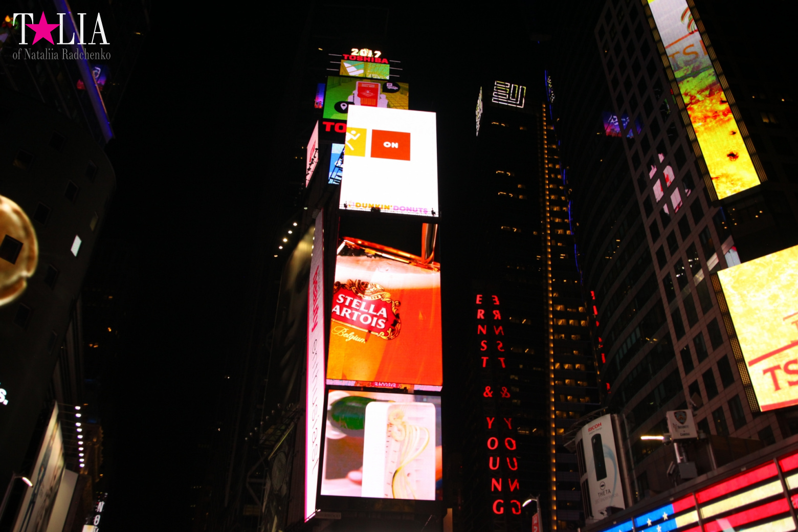 The Heart Sculpture for Valentine's Day and the Red Stairs Duffy in Times Square